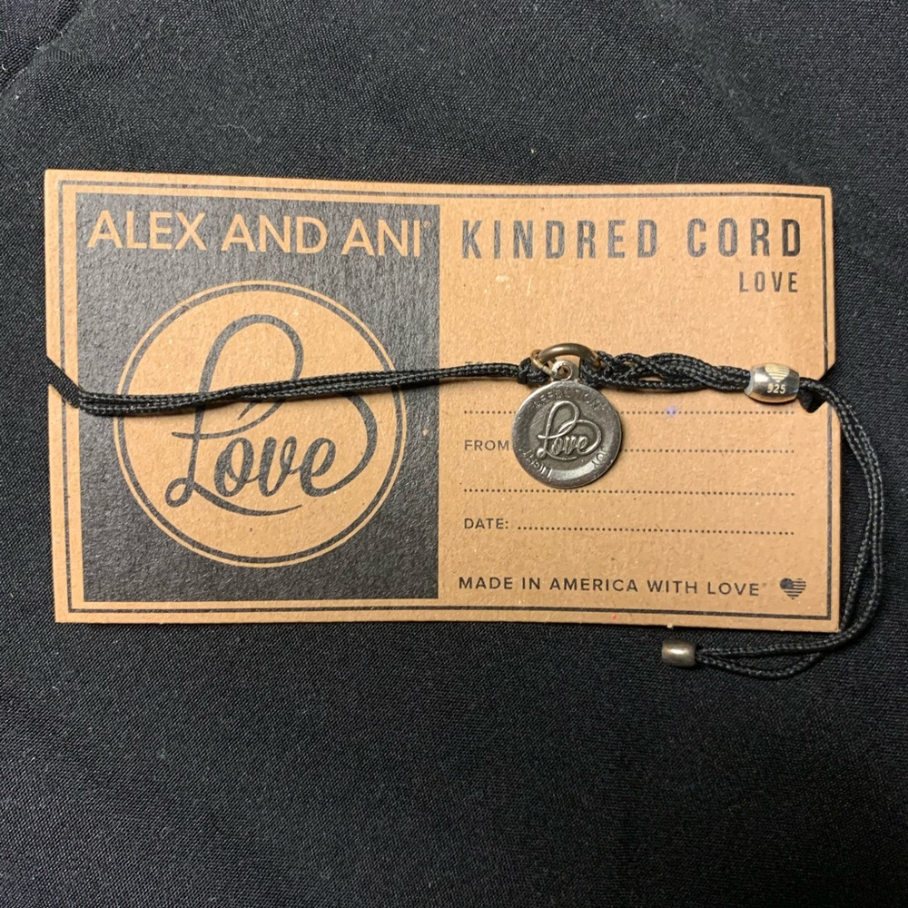 Love Alex and Ani Cord Bracelet